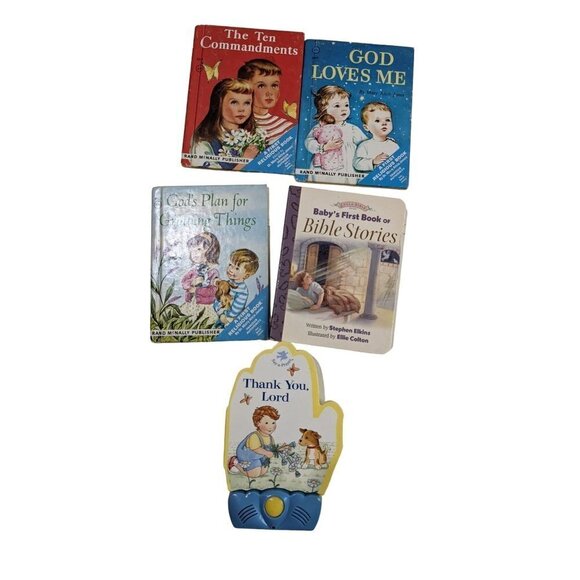 Christian children's books Thank you Lord God Loves Me lot of 5 - Picture 3 of 11